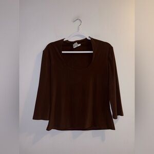 Joseph Ribkoff | Brown Blouse